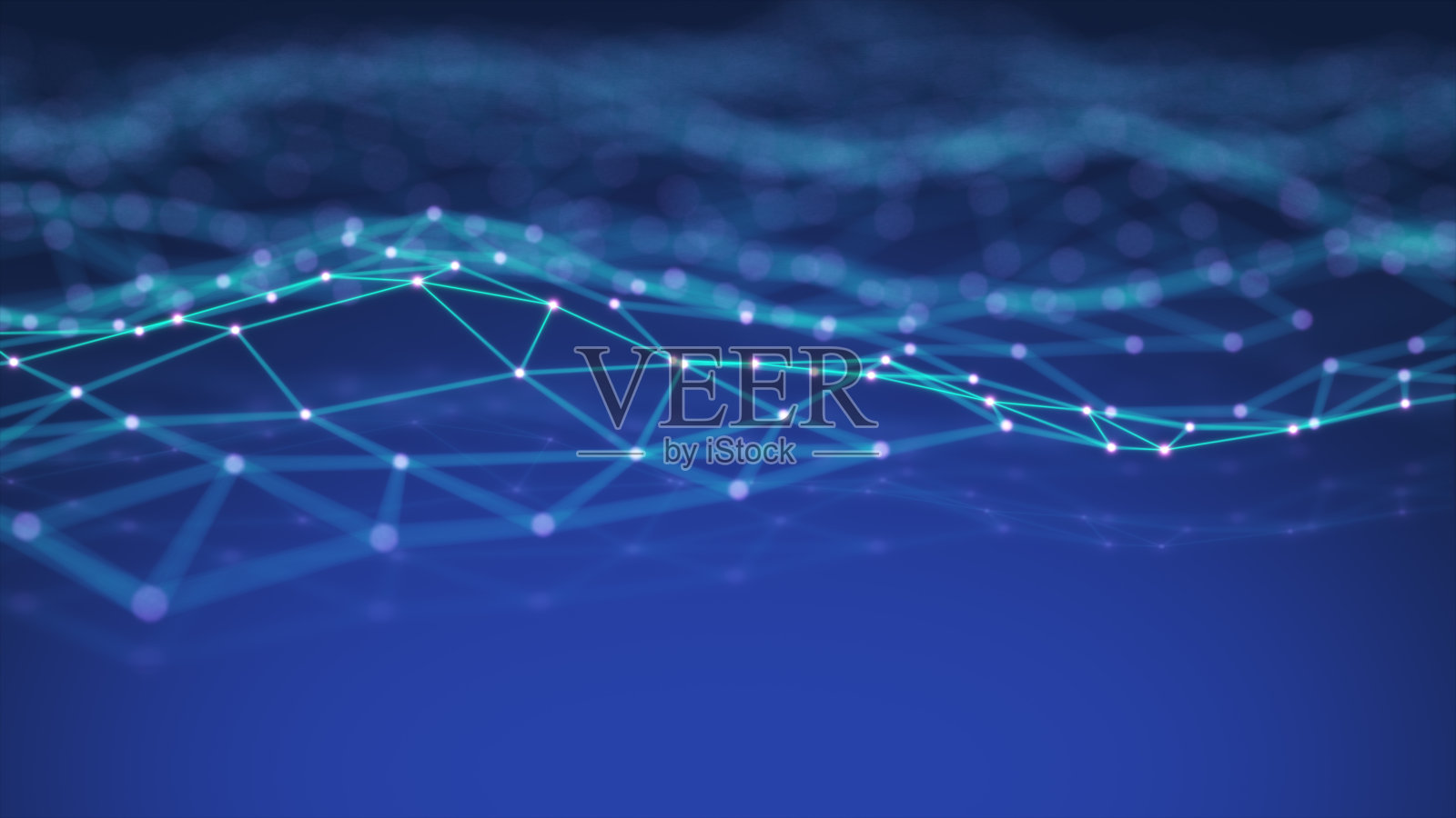 网络技术背景。插画图片素材