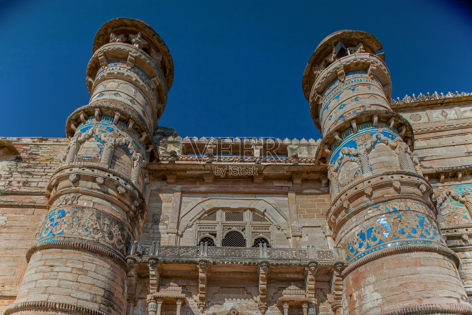 中央邦瓜廖尔堡Hathi Pol门入口照片摄影图片