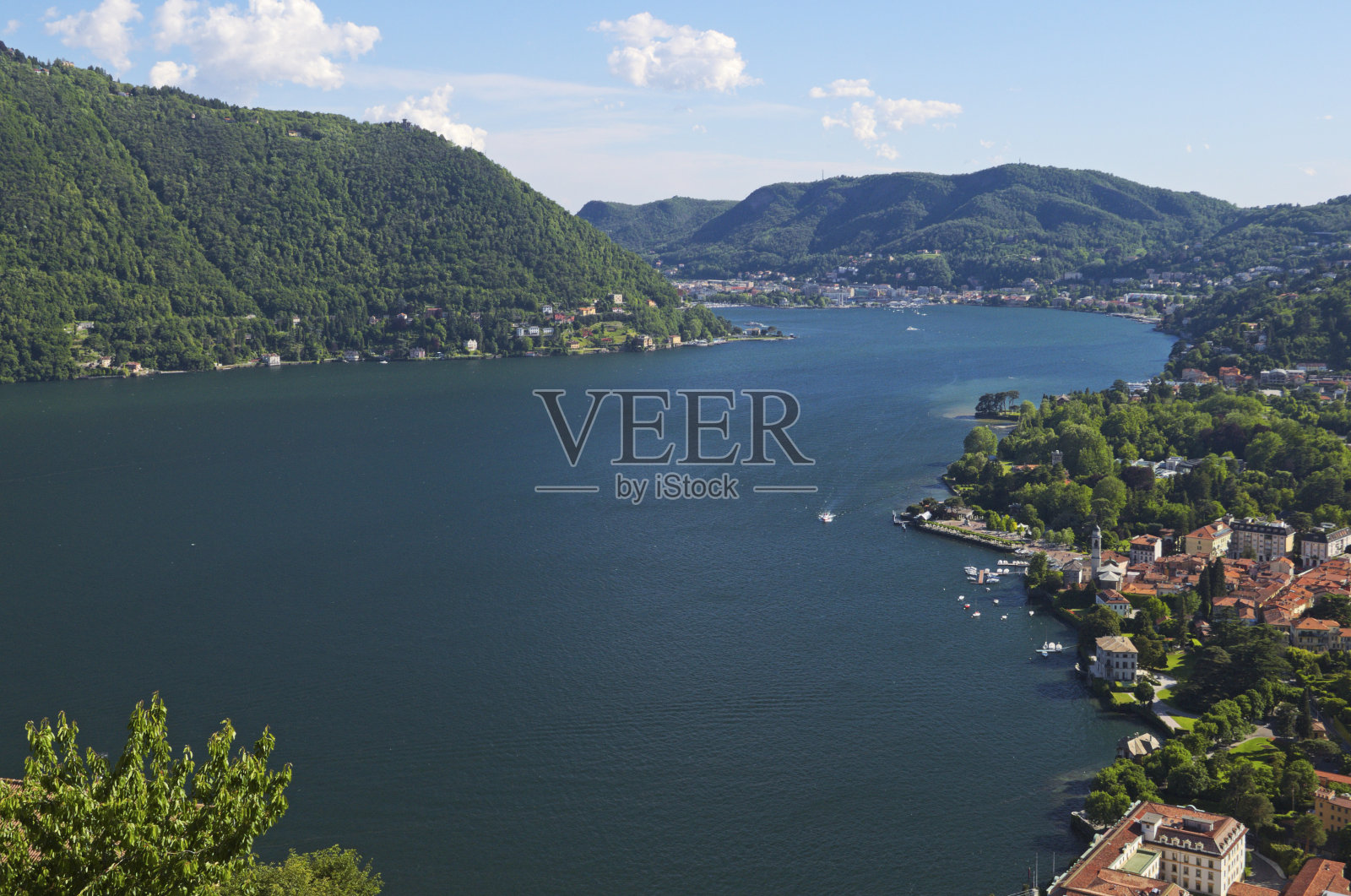 科莫湖概述照片摄影图片