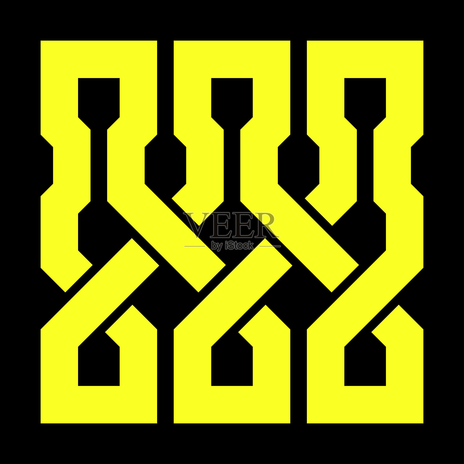 凯尔特结。抽象的装饰。矢量插图。插画图片素材