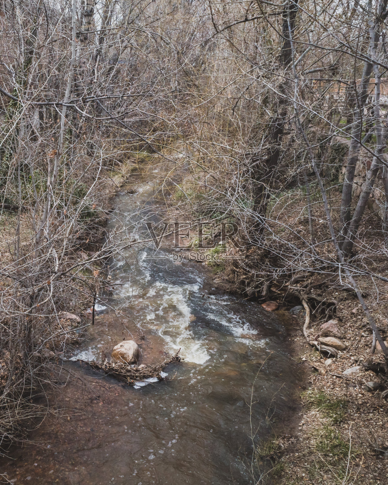 美国内省圣达菲的圣达菲河照片摄影图片