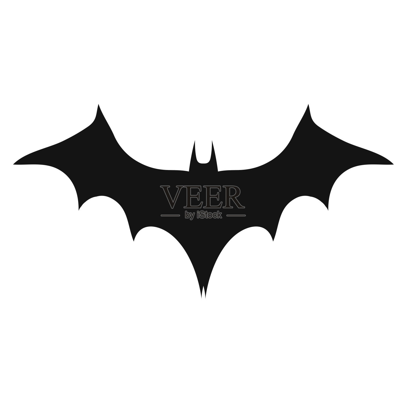 吸血蝙蝠轮廓。万圣节装饰蝙蝠，悬挂洞穴飞鼠和可怕的rearmouse动物，夜间的假日夜晚野生动物飞行形状矢量剪影孤立图标收集插画图片素材