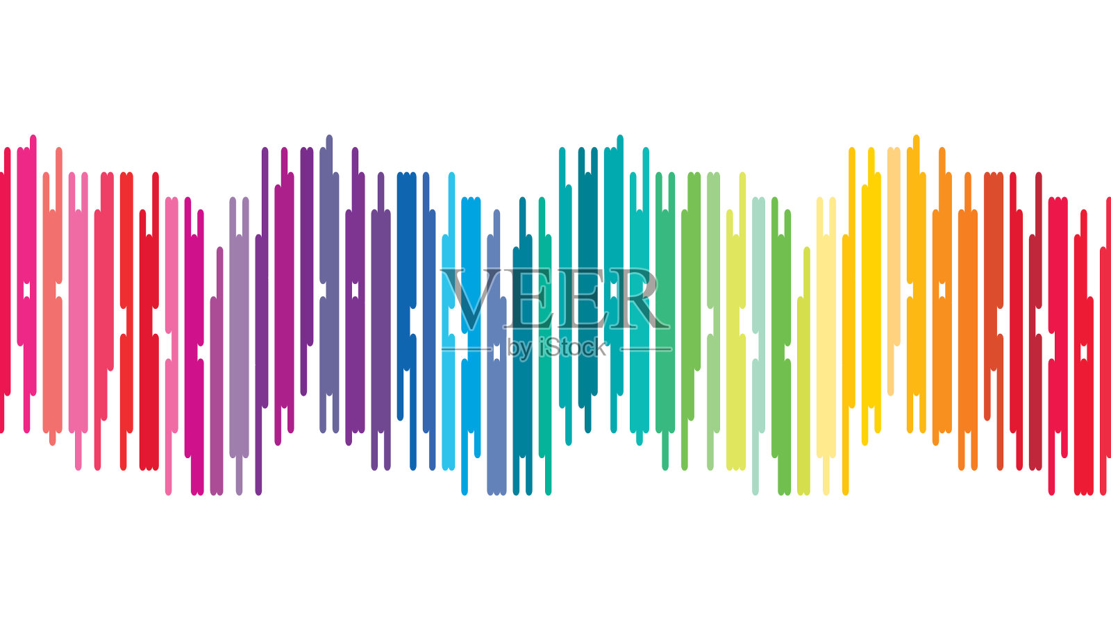 彩色数字声波背景，技术，地震波和均衡线概念，音乐行业设计，矢量，插图。插画图片素材