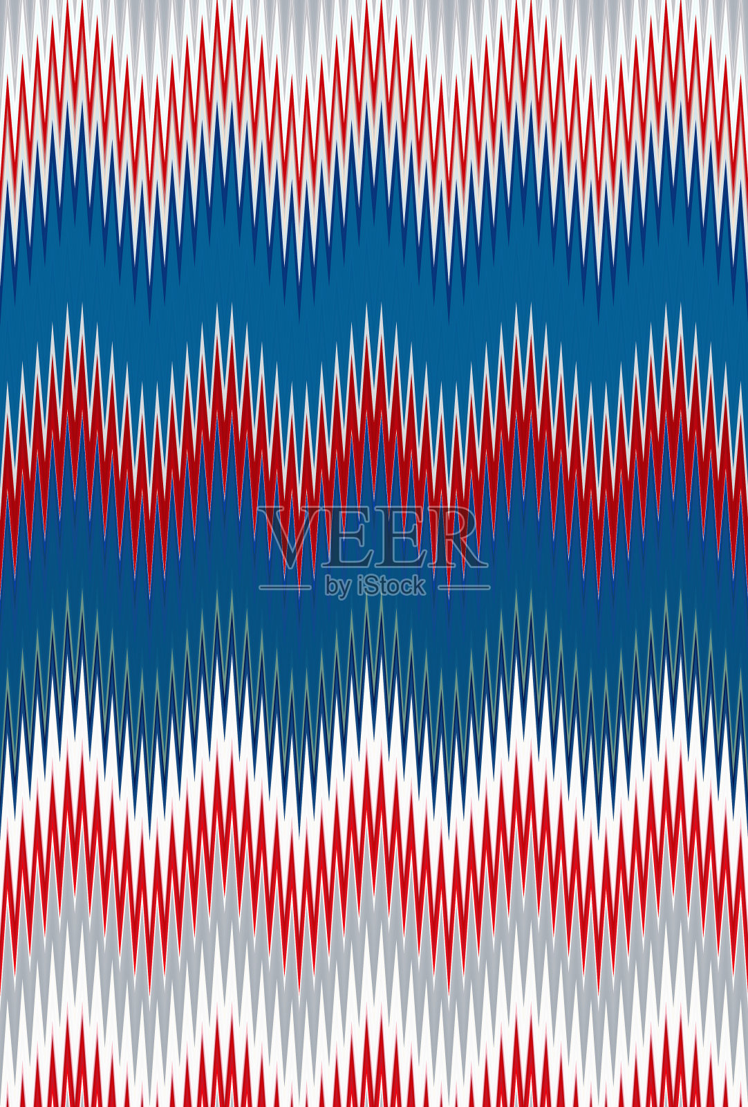 锯齿形波浪图案抽象艺术背景颜色美国国旗插画图片素材