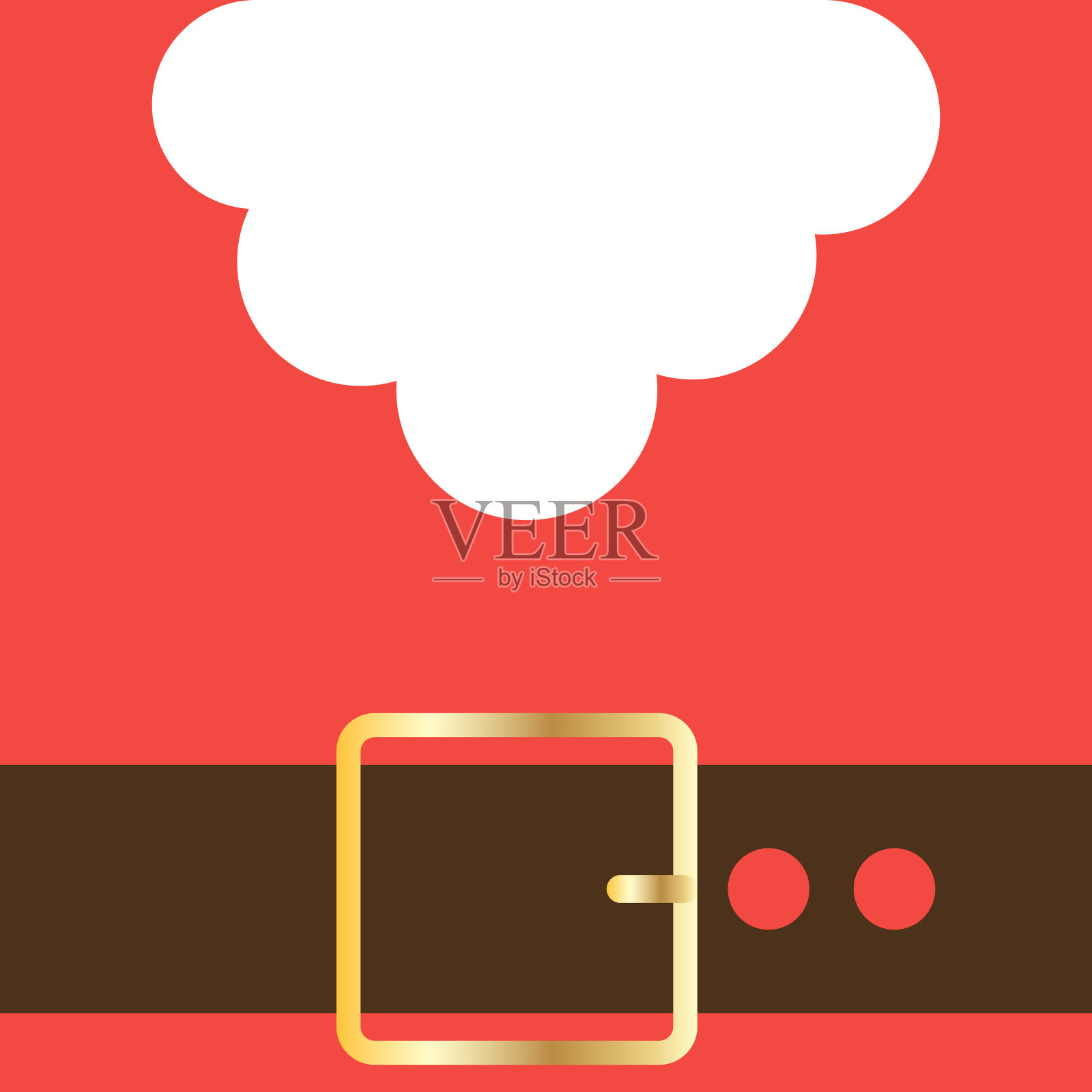 圣诞老人。向量插画图片素材