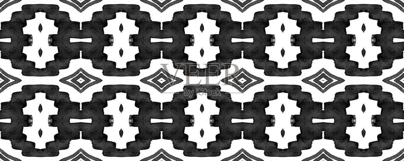 几何无缝模式。插画图片素材