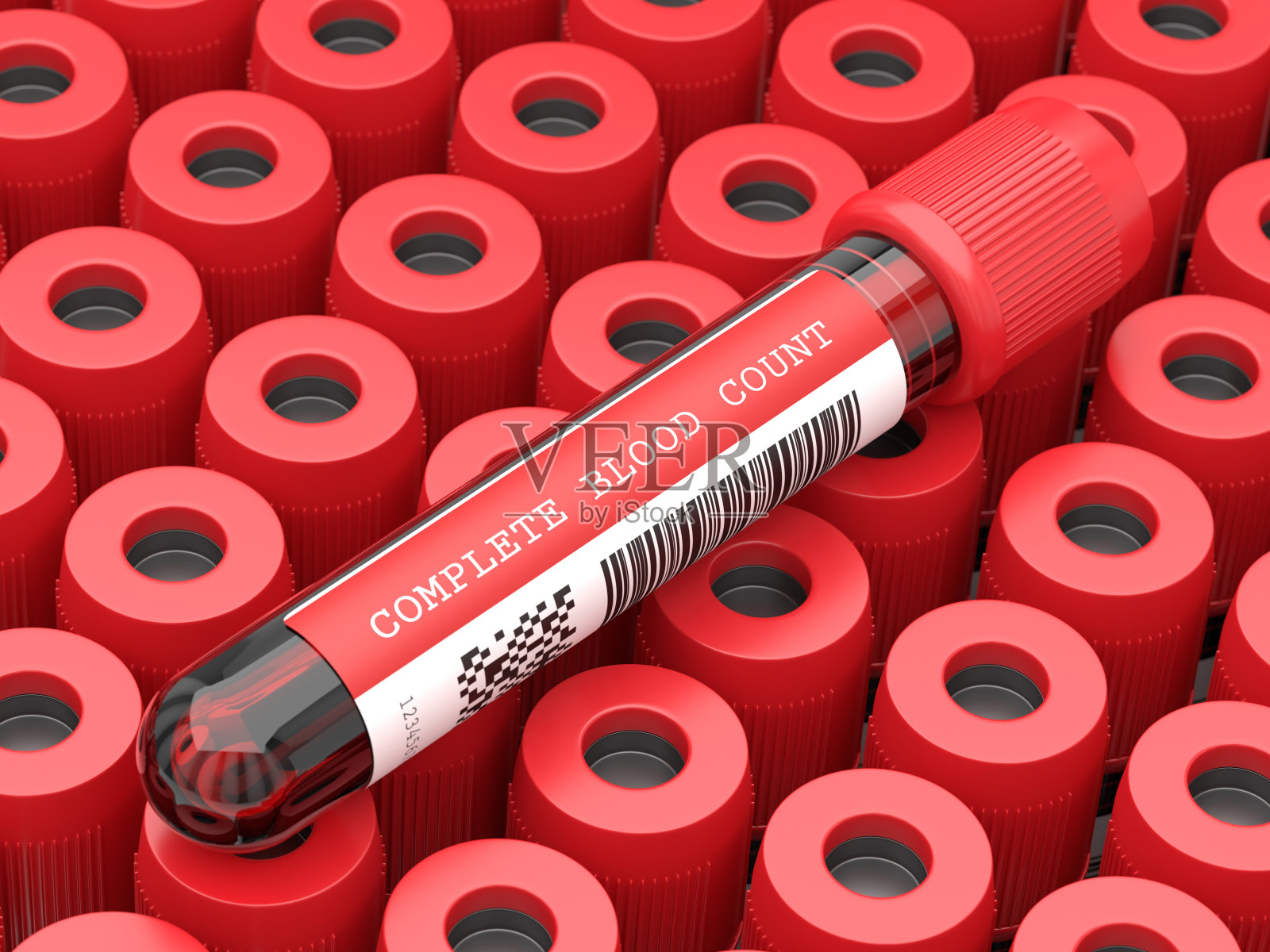 CBC血管的3d渲染照片摄影图片