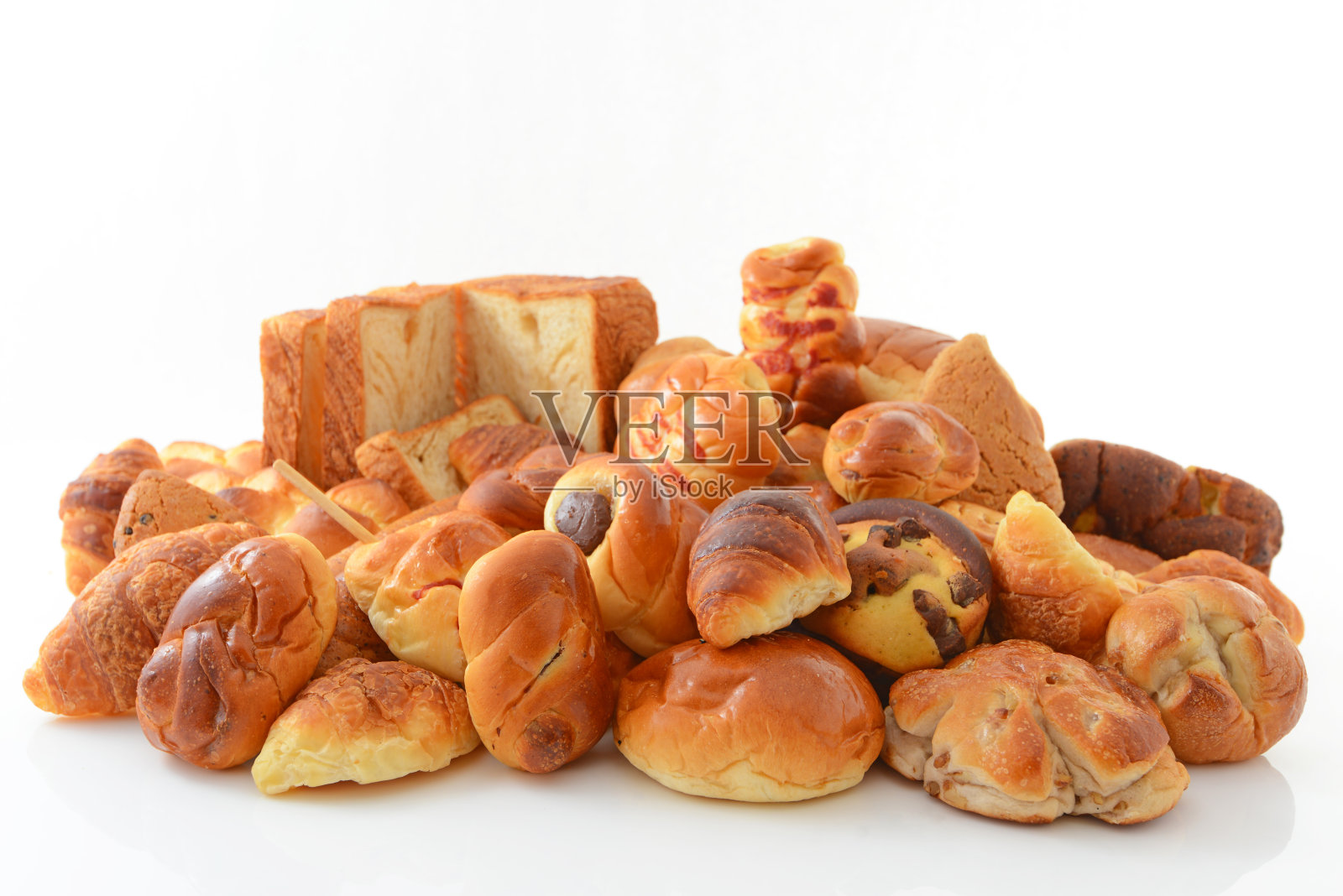 各种各样的面包照片摄影图片