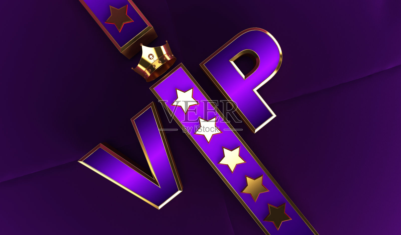 黄金VIP配皇冠，皇家黄金VIP配皇冠，皇冠配星星照片摄影图片