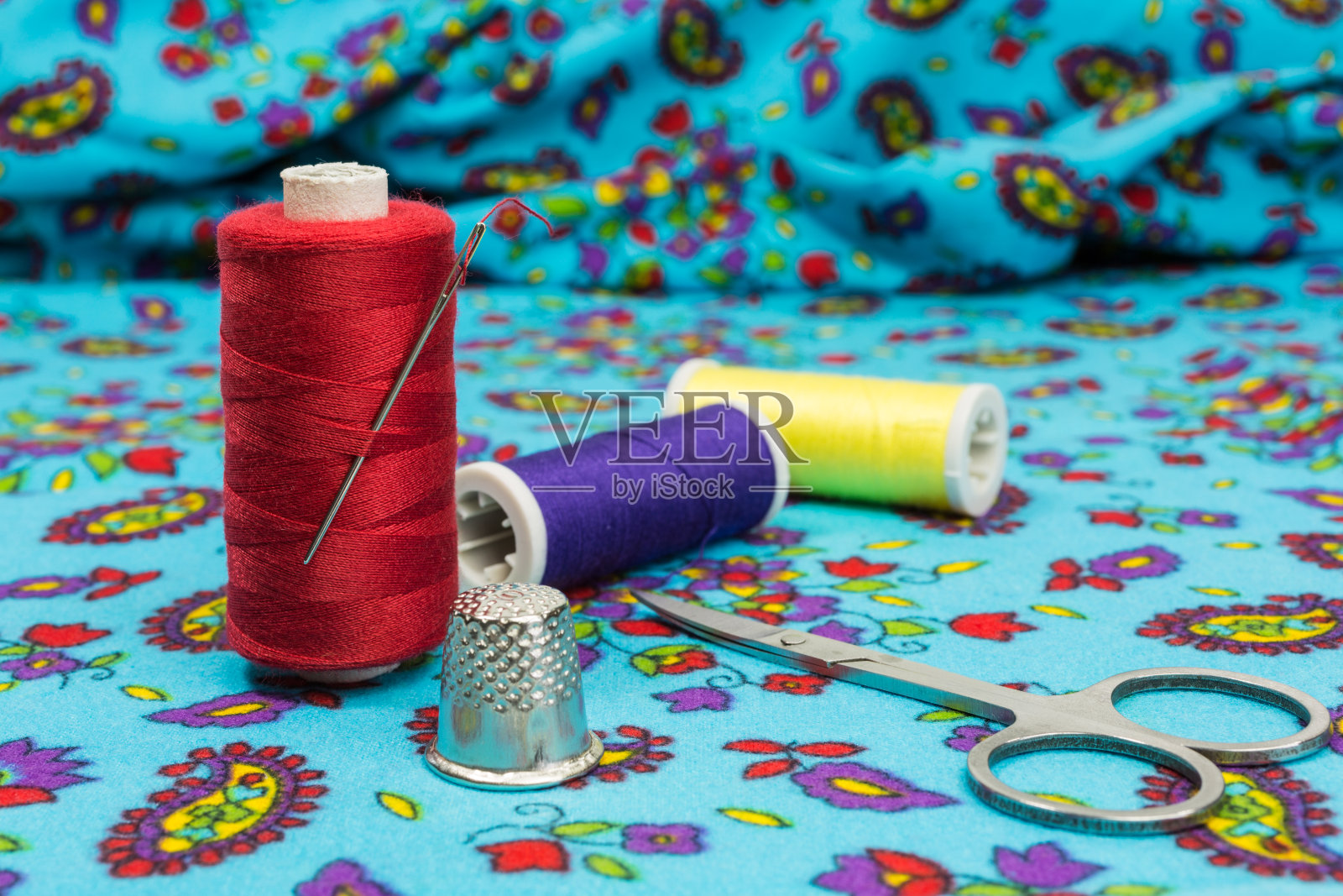 缝纫用具照片摄影图片