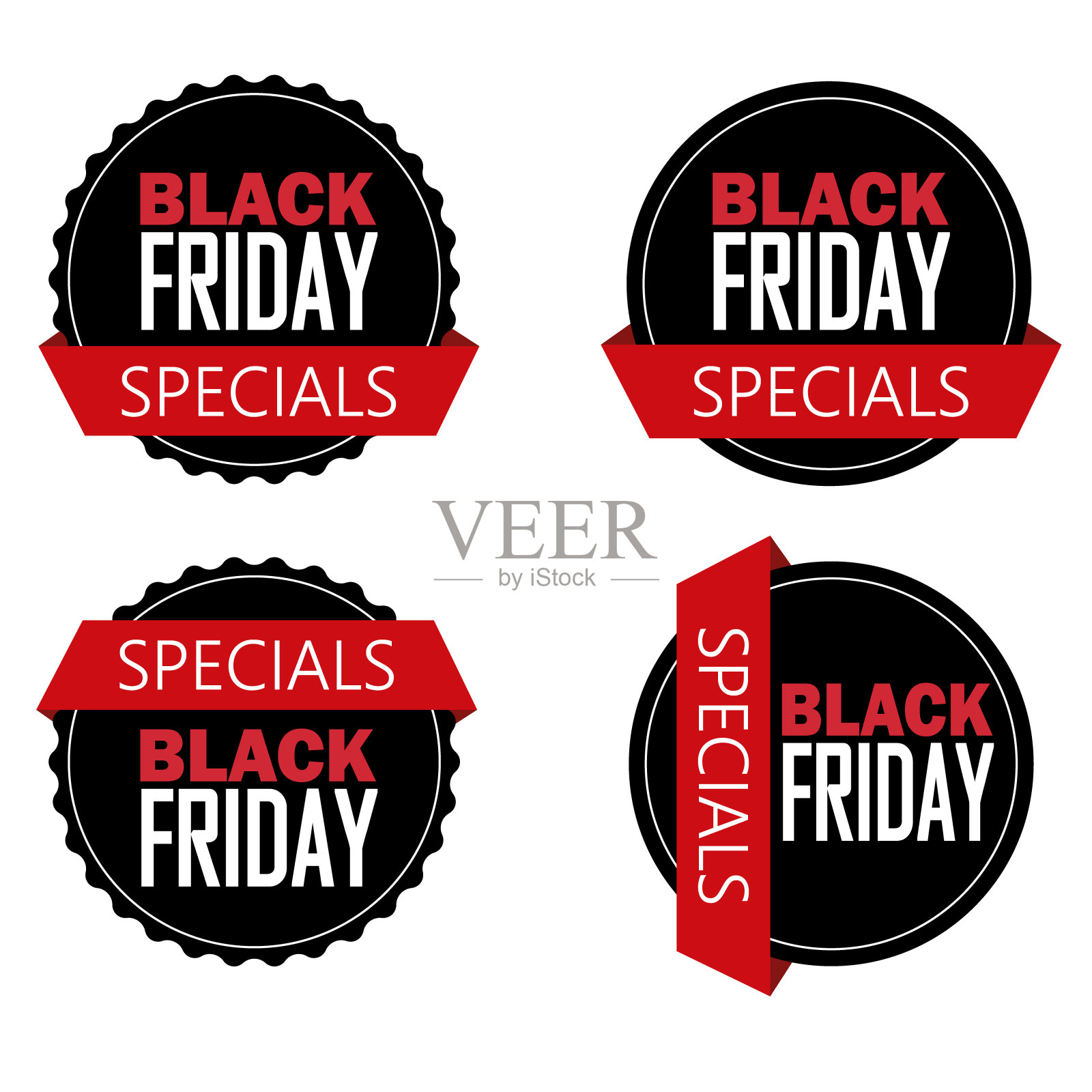 黑色星期五促销题词设计模板。“黑色星期五”的横幅。到70度。特别优惠价。矢量插图EPS10设计元素图片