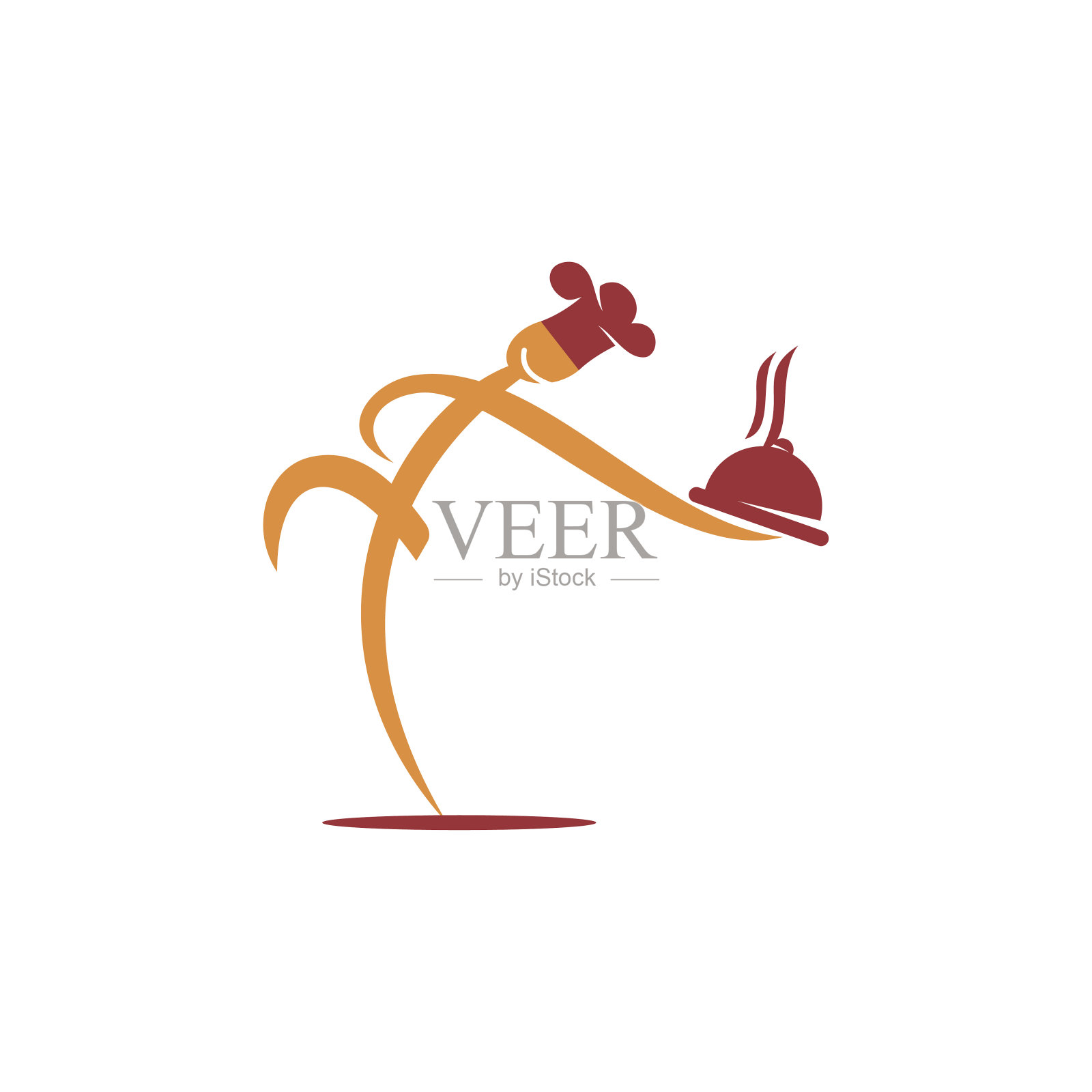 餐厅服务抽象模板符号图标插画图片素材