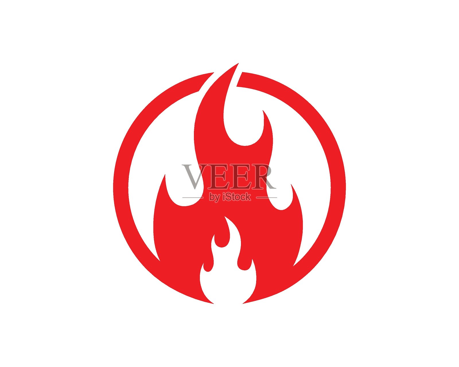 火焰火焰标志矢量插画设计设计元素图片