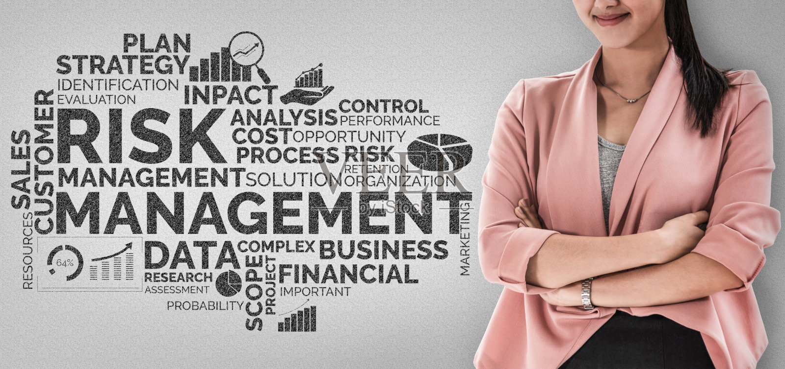 企业风险管理与评估照片摄影图片