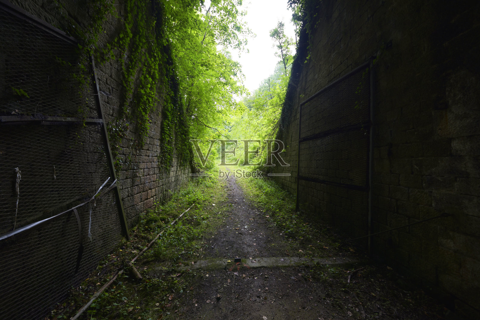 凡尔登城堡残余的建筑照片摄影图片