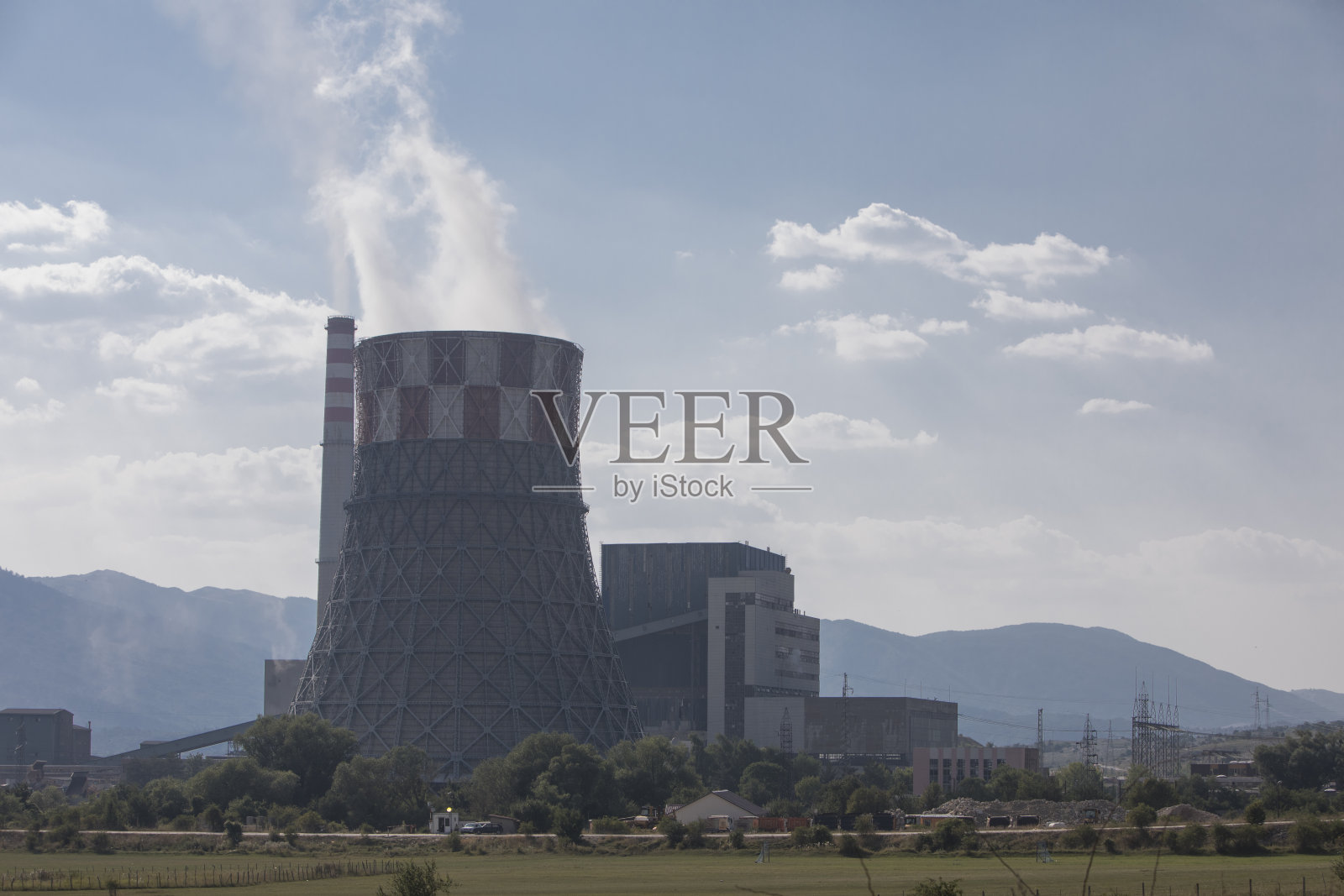 化石燃料发电厂照片摄影图片