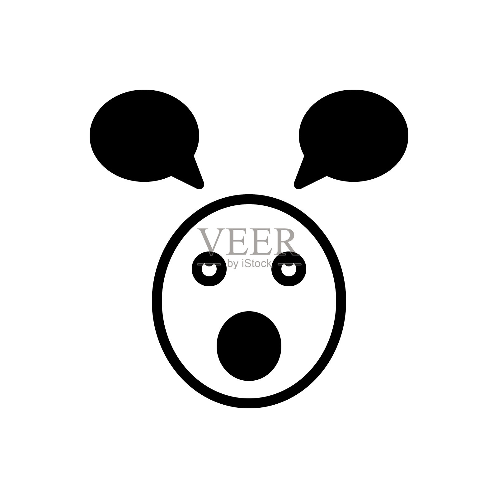 长尾小鹦鹉愚蠢插画图片素材