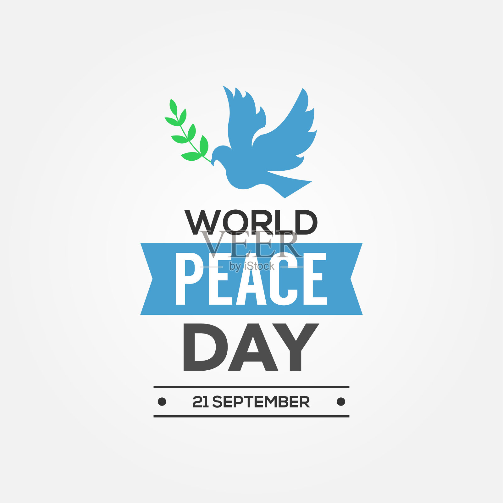 国际和平日矢量设计模板插画图片素材