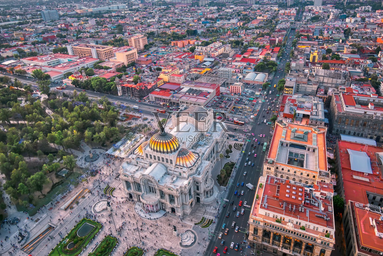 墨西哥城全景照片摄影图片