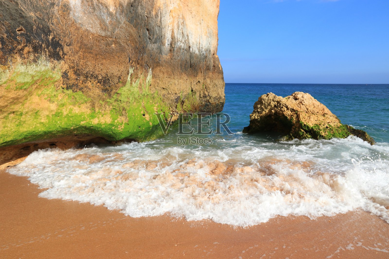 阿尔加维海滩照片摄影图片