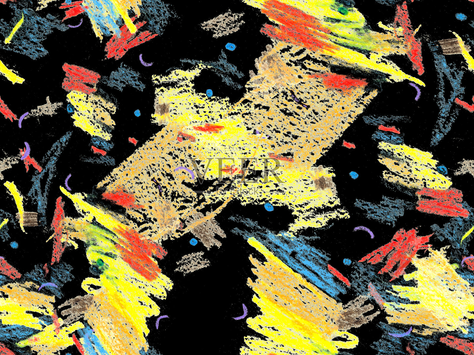 现代涂鸦头。插画图片素材