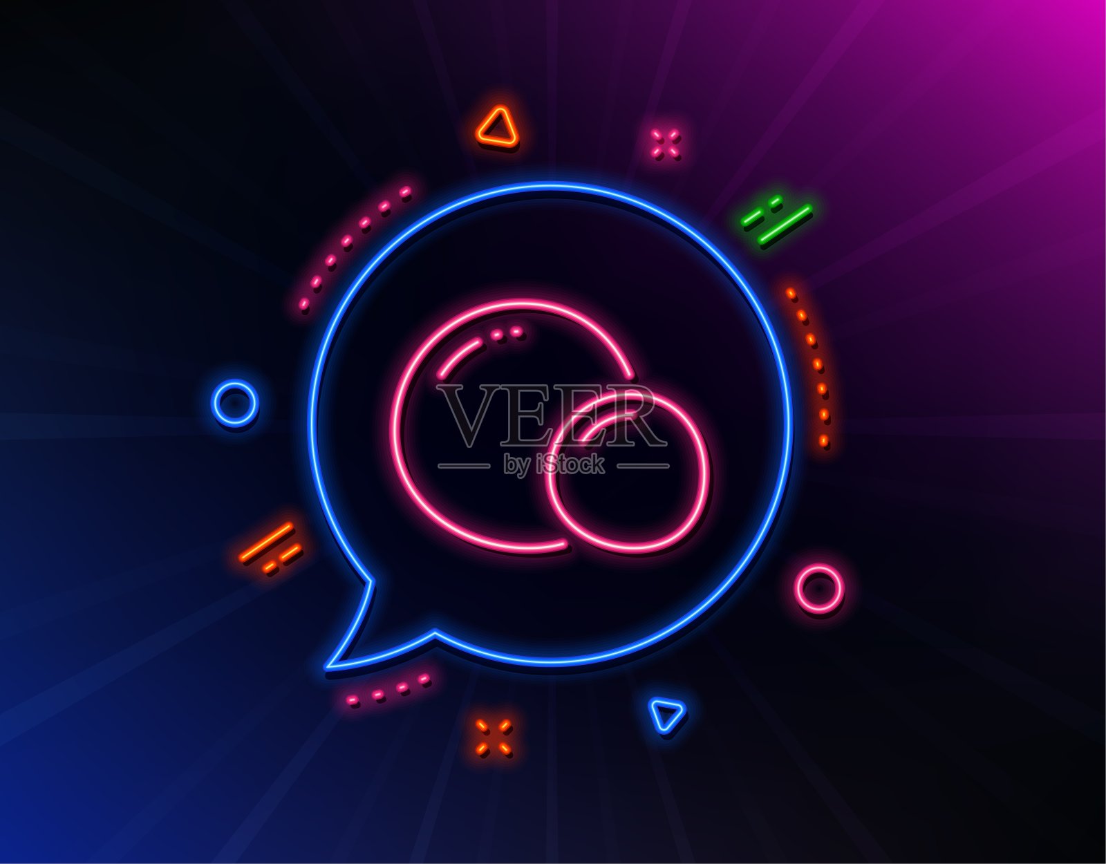 豌豆线图标。美味的种子星座。素食食物。向量插画图片素材