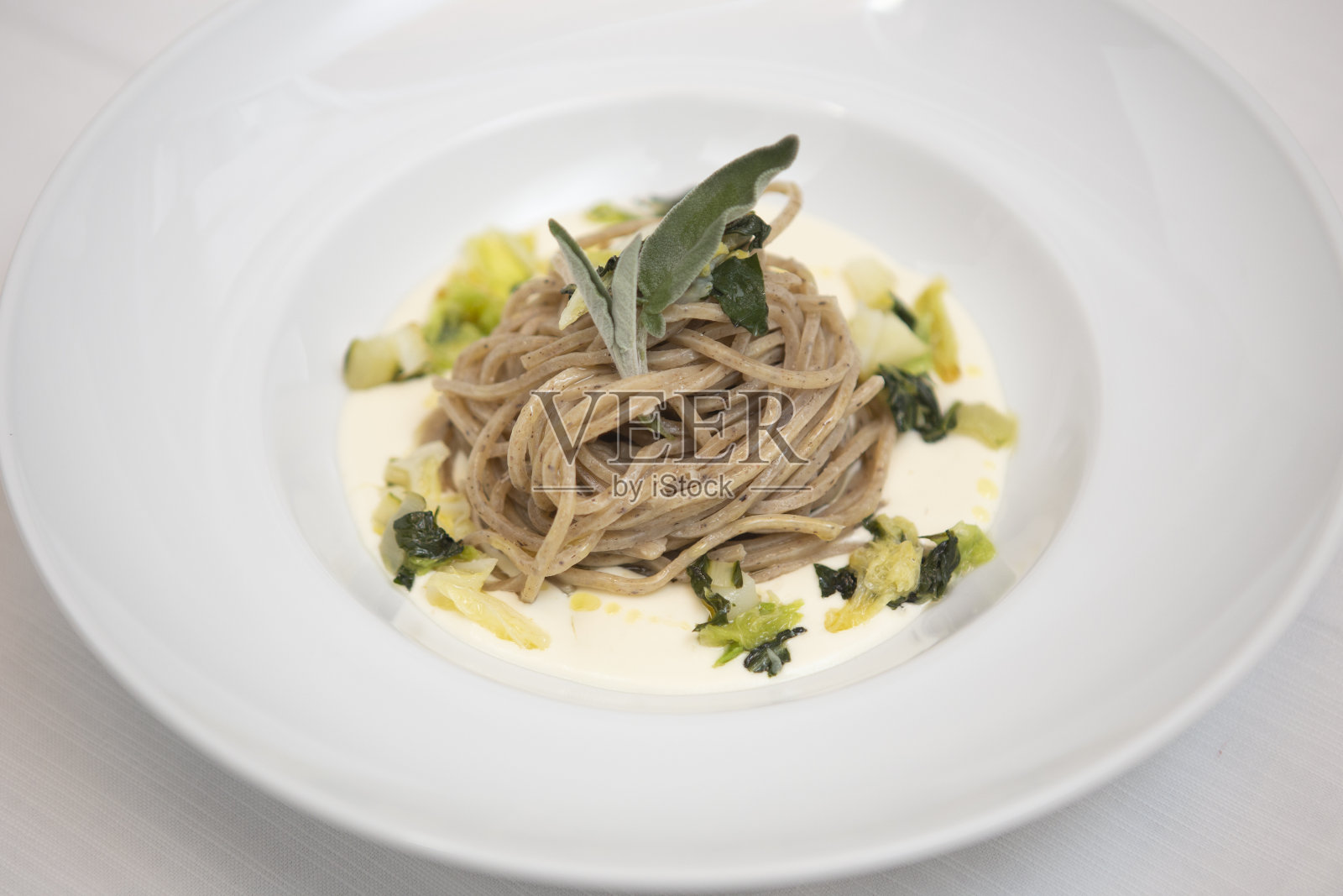 意大利面条的美食照片摄影图片