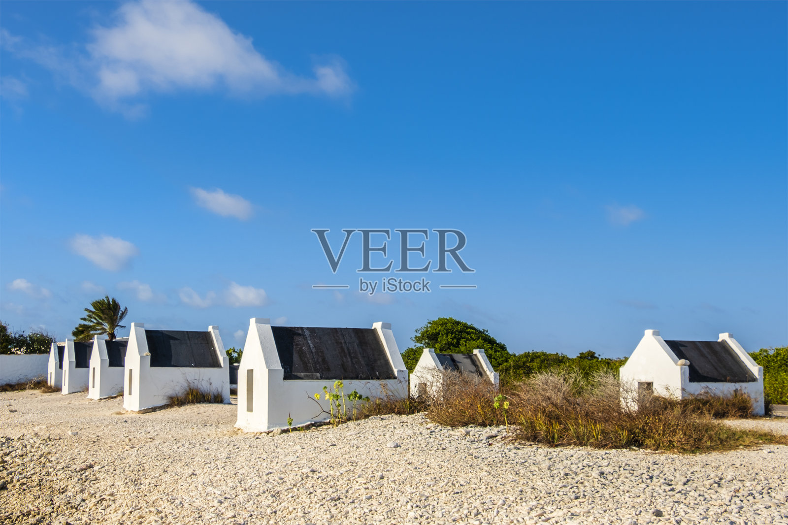 博内尔岛,奴隶的小屋照片摄影图片