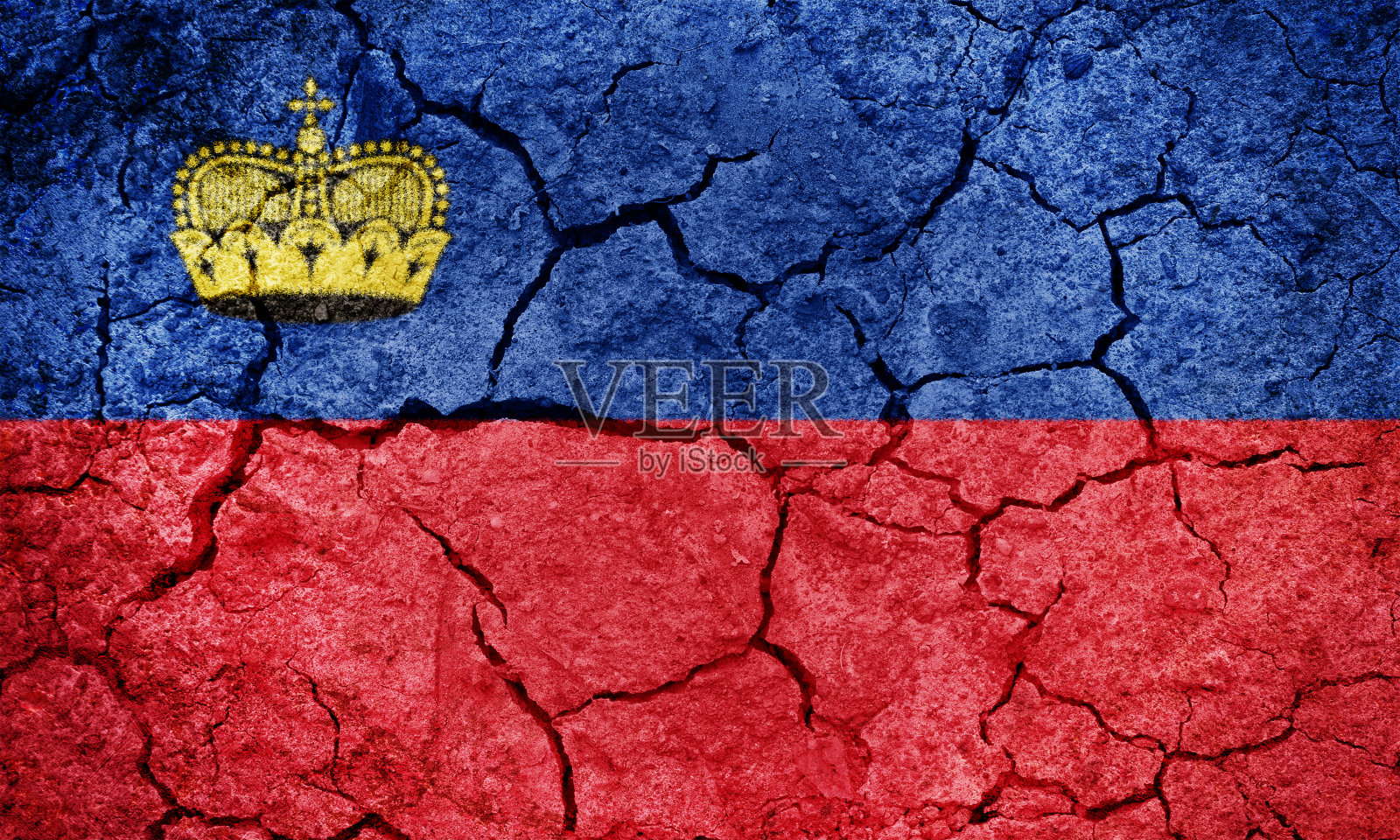 列支敦士登公国国旗照片摄影图片