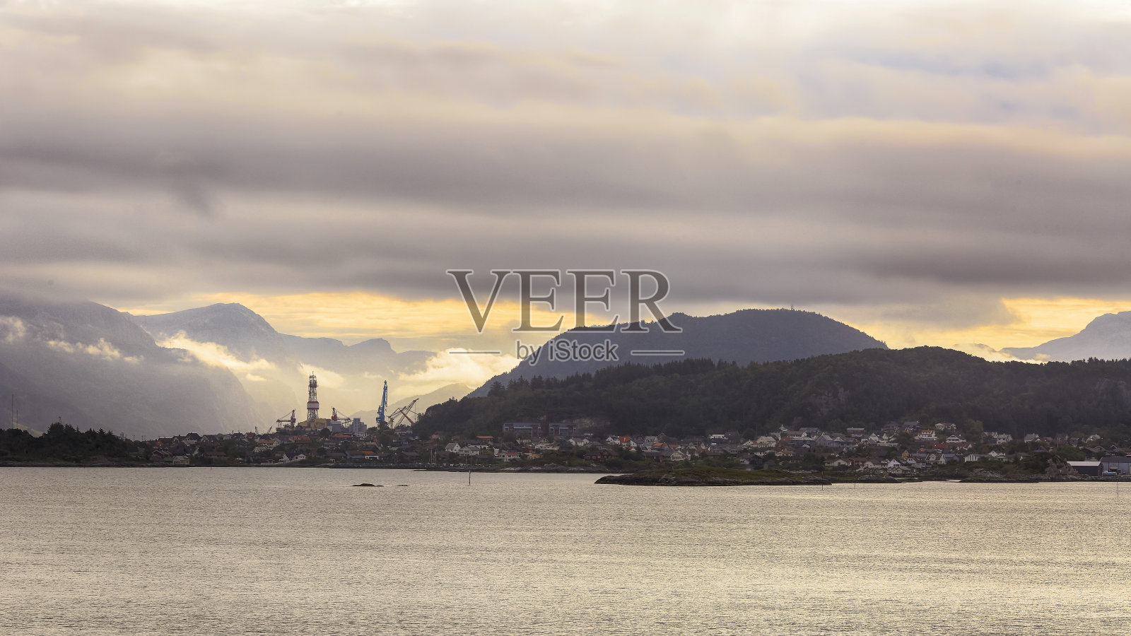 镇Floroe照片摄影图片