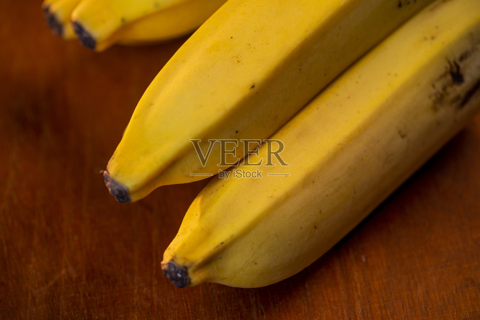 成熟银香蕉束照片摄影图片