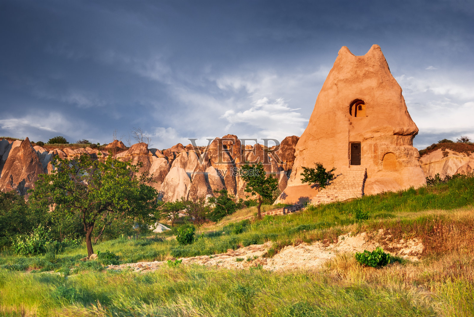 戈雷米，卡帕多西亚-土耳其照片摄影图片