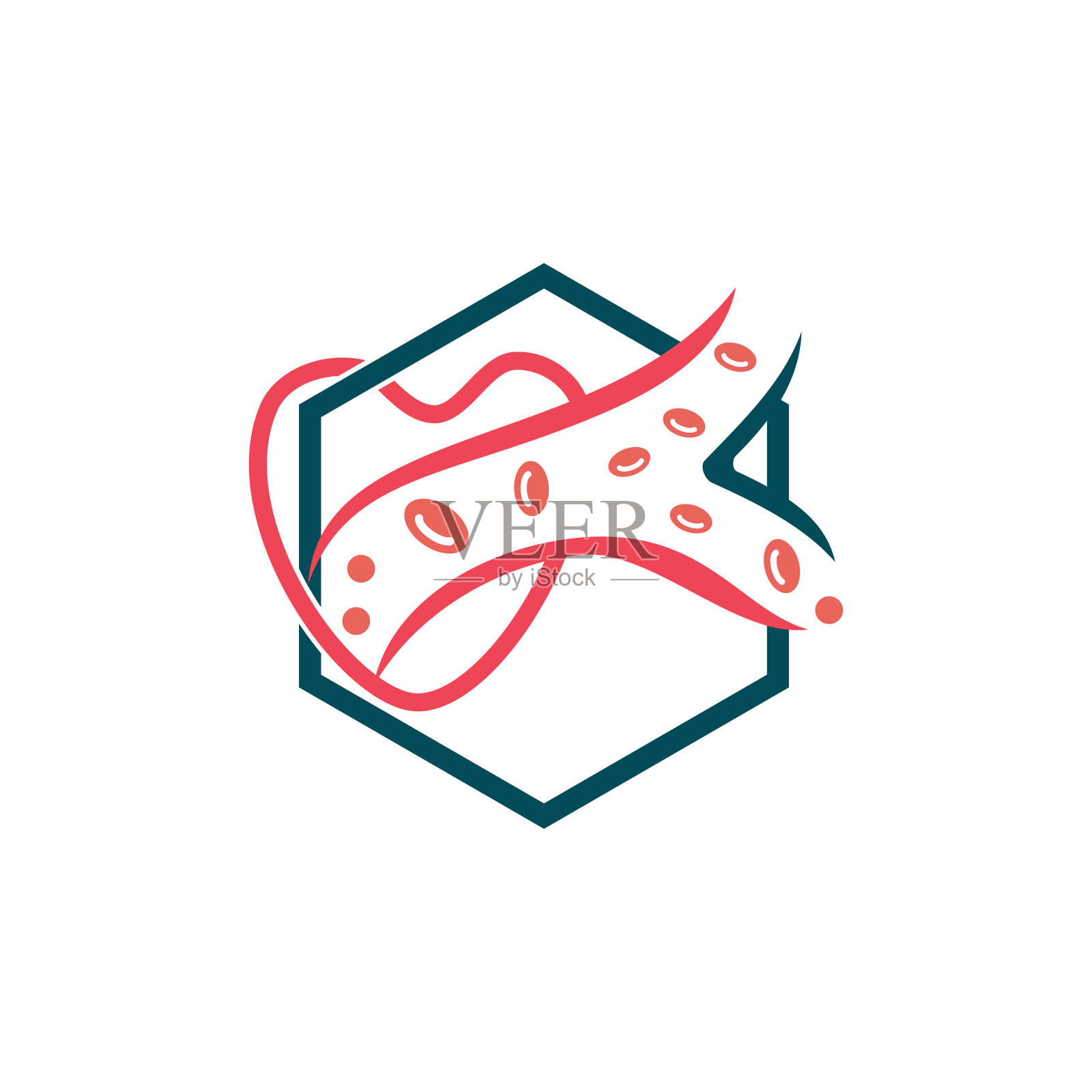 胆固醇在动脉健康风险载体设计插图插画图片素材