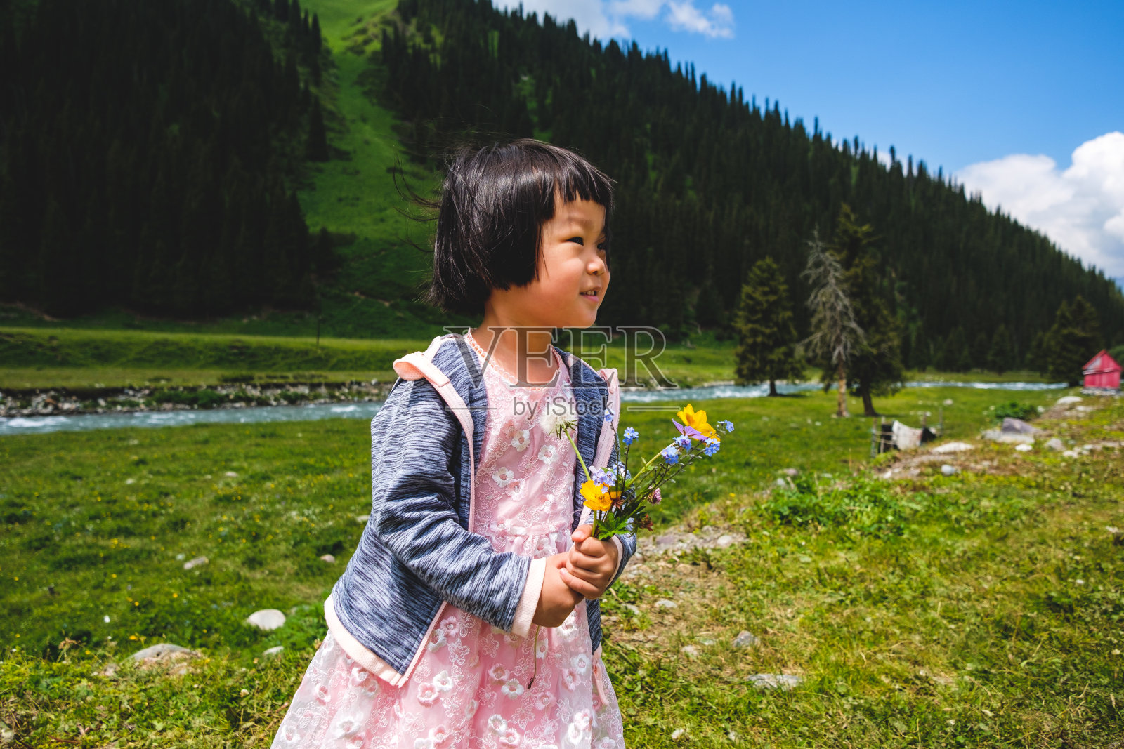 亚洲女孩照片摄影图片