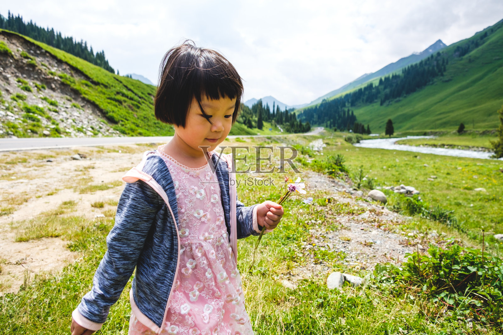 亚洲女孩照片摄影图片