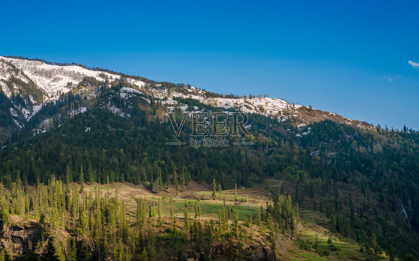 美丽的喜马拉雅山脉照片摄影图片
