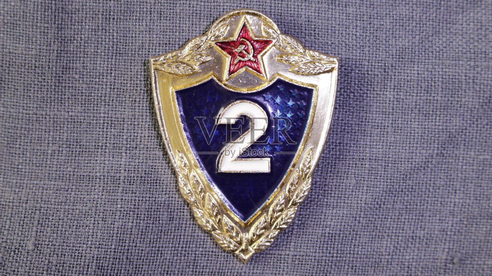 二等专家徽章照片摄影图片