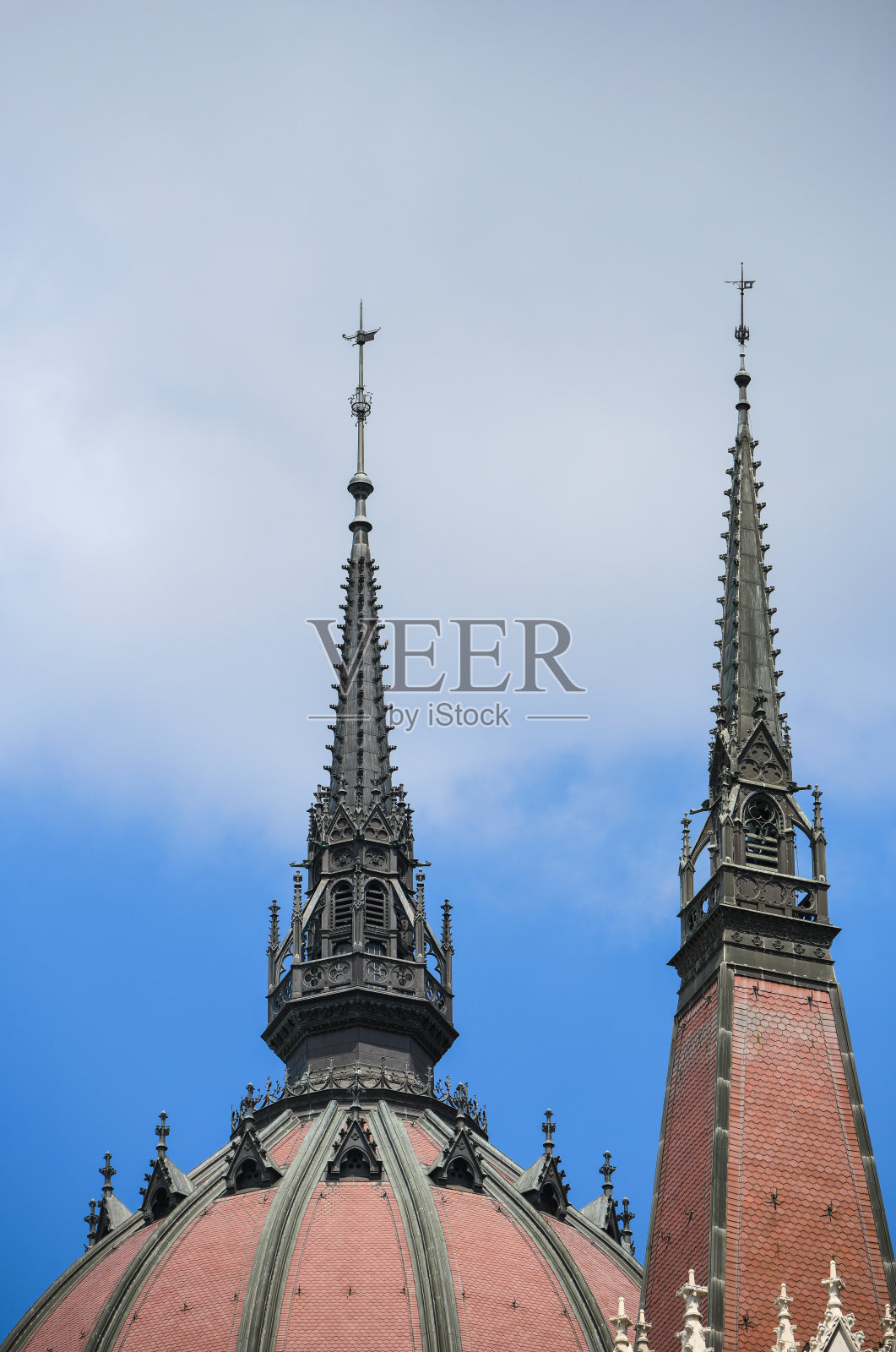 匈牙利议会大厦在布达佩斯，匈牙利照片摄影图片