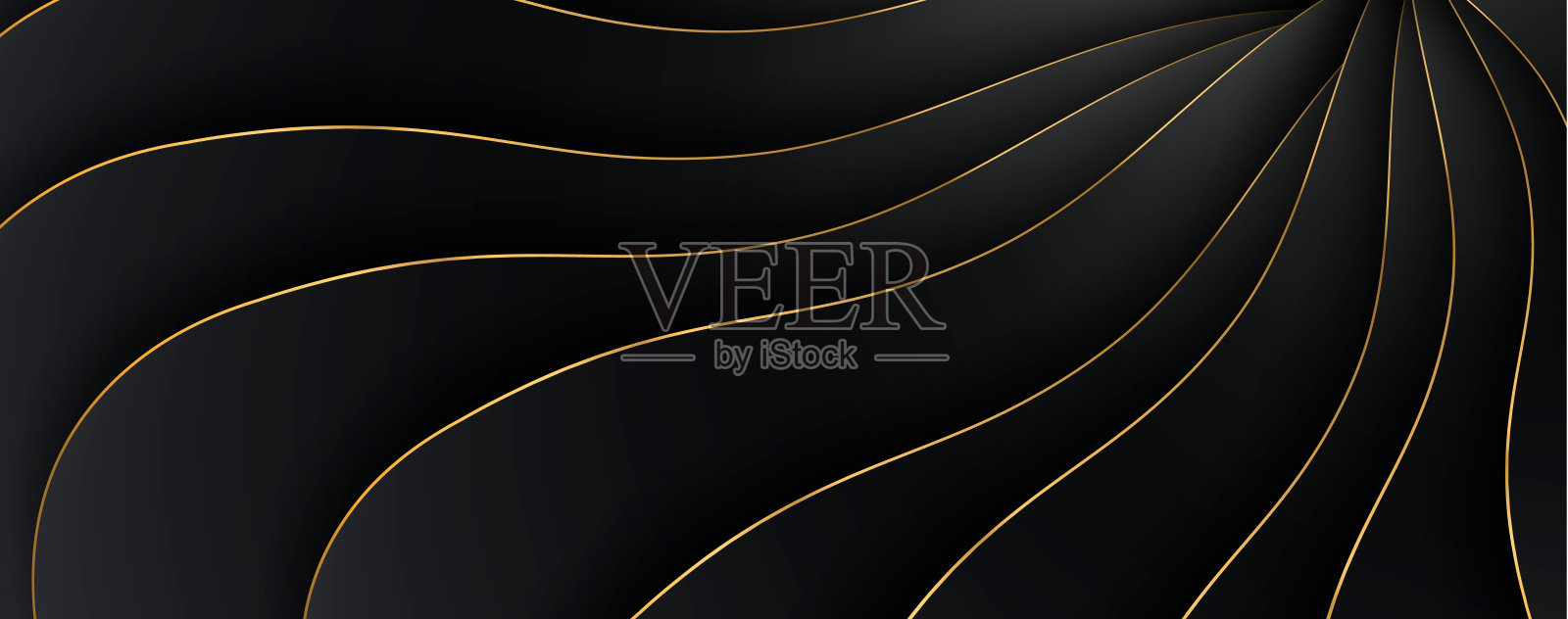 豪华大理石和剪纸背景，抽象装饰。插画图片素材