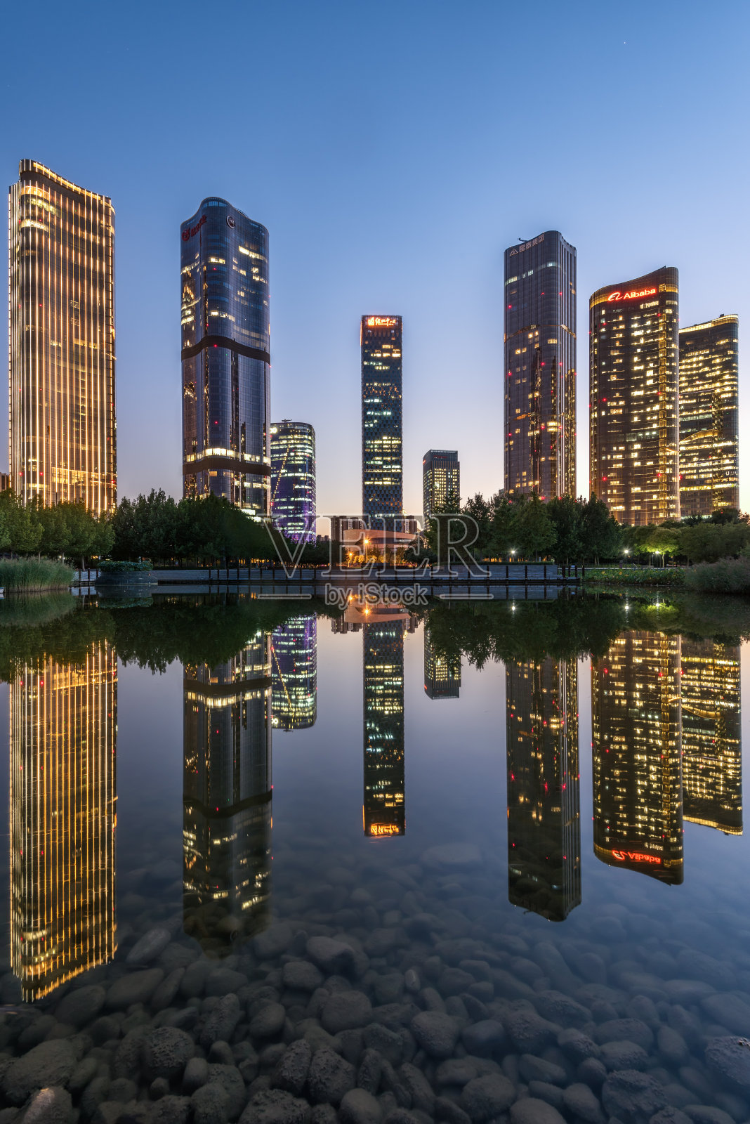 北京望京地标建筑照片摄影图片