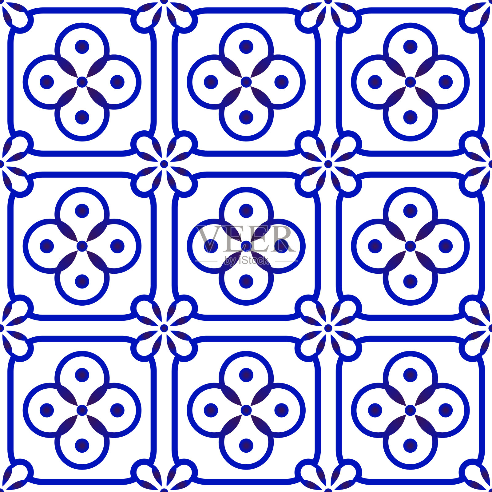 陶瓷图案插画图片素材