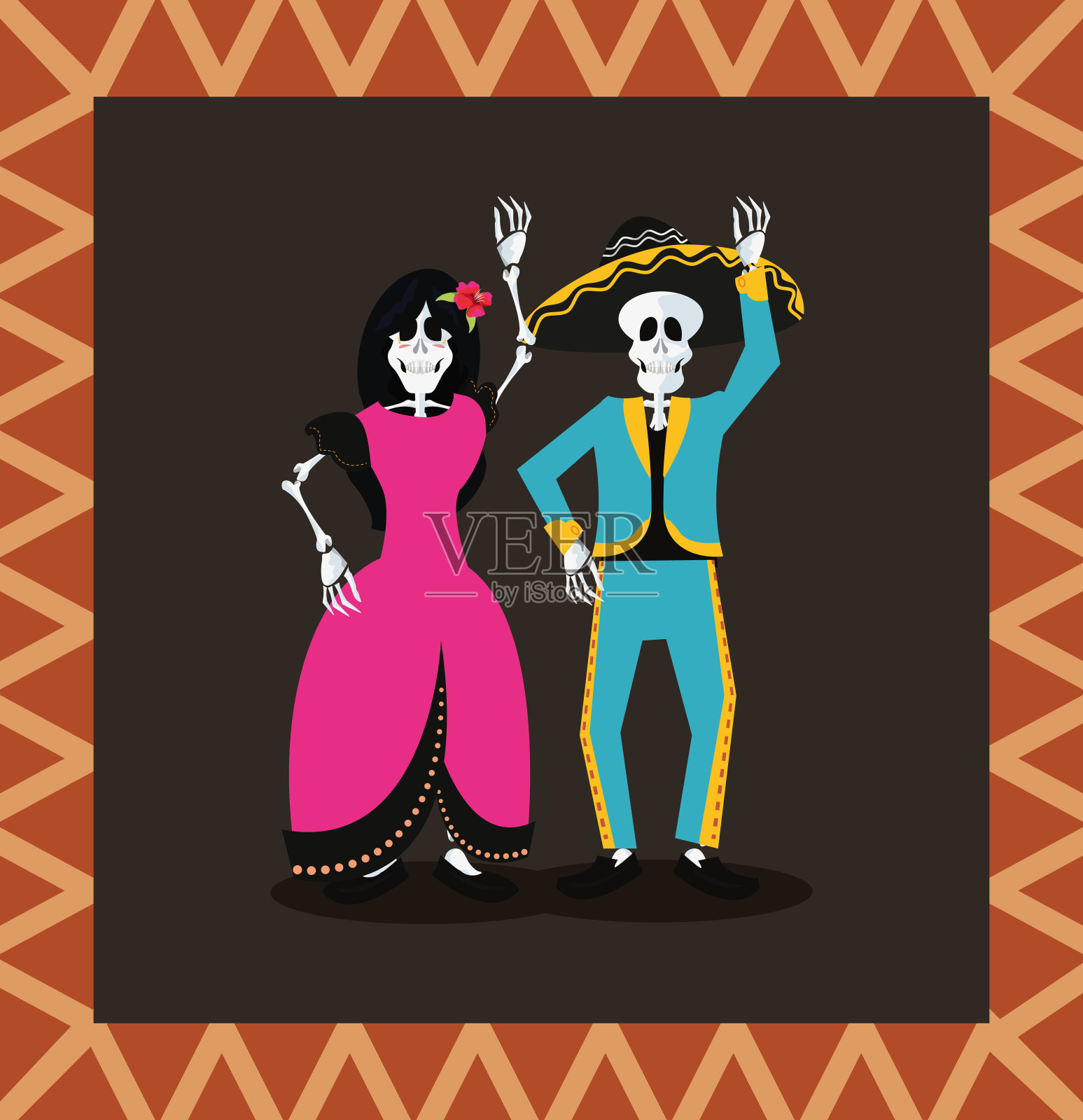 亡灵节庆祝活动设计模板素材