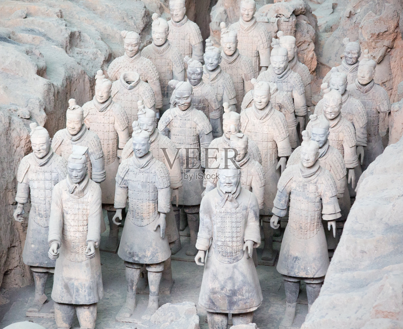 兵马俑照片摄影图片