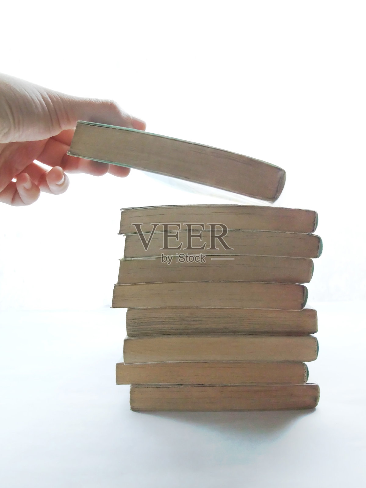 堆书照片摄影图片