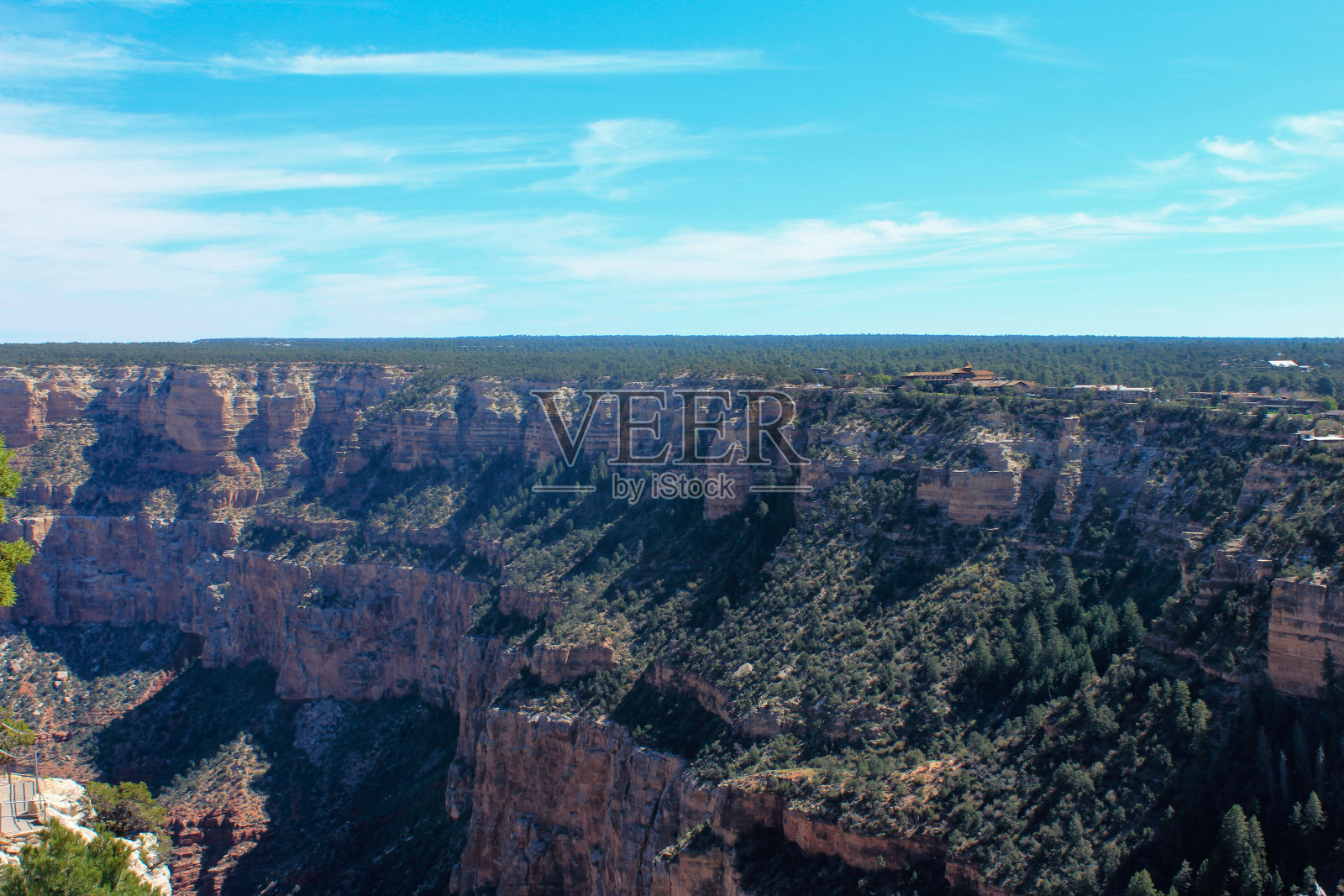 大峡谷的景观，南缘，亚利桑那州照片摄影图片