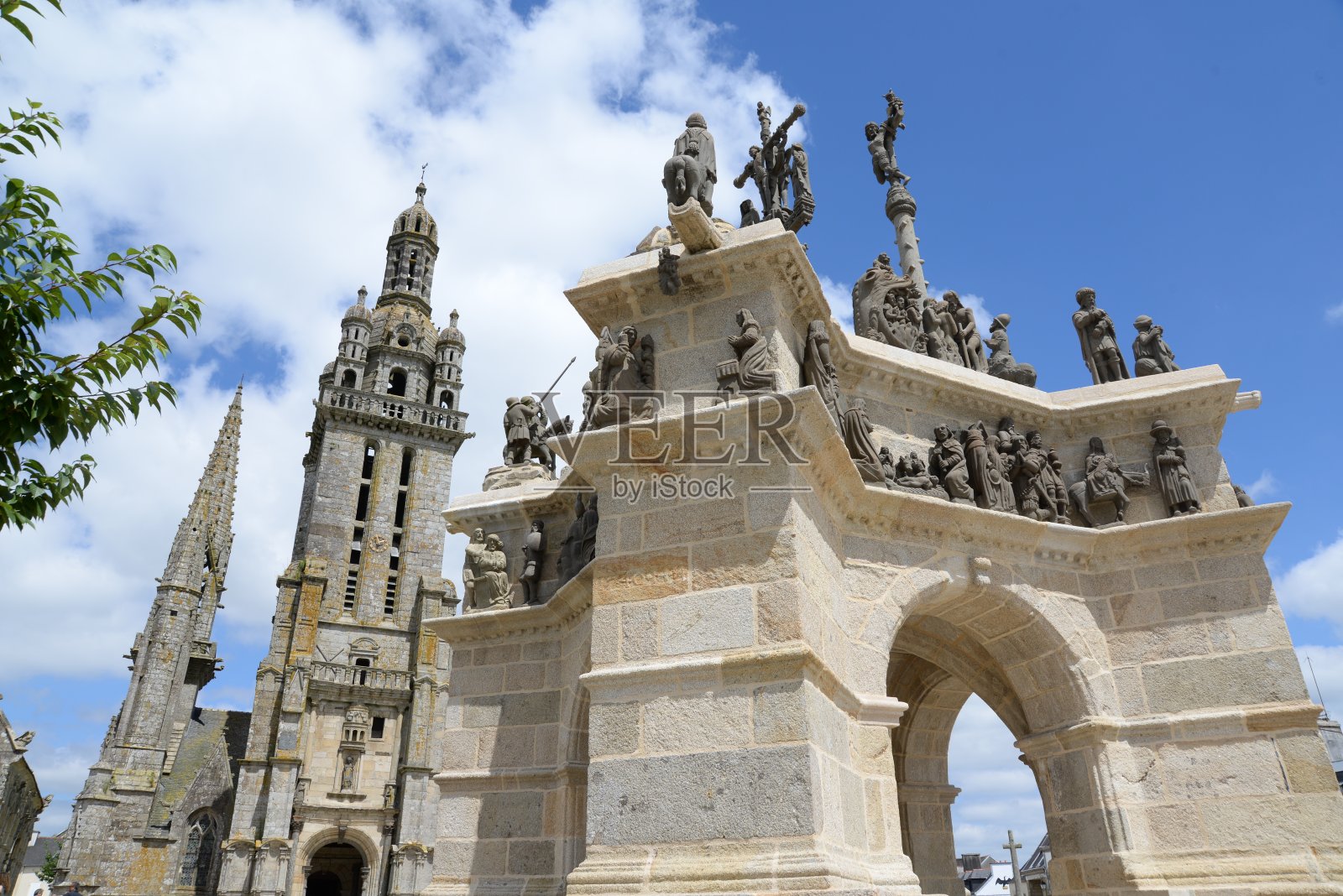 法国普雷ben的髑髅地照片摄影图片