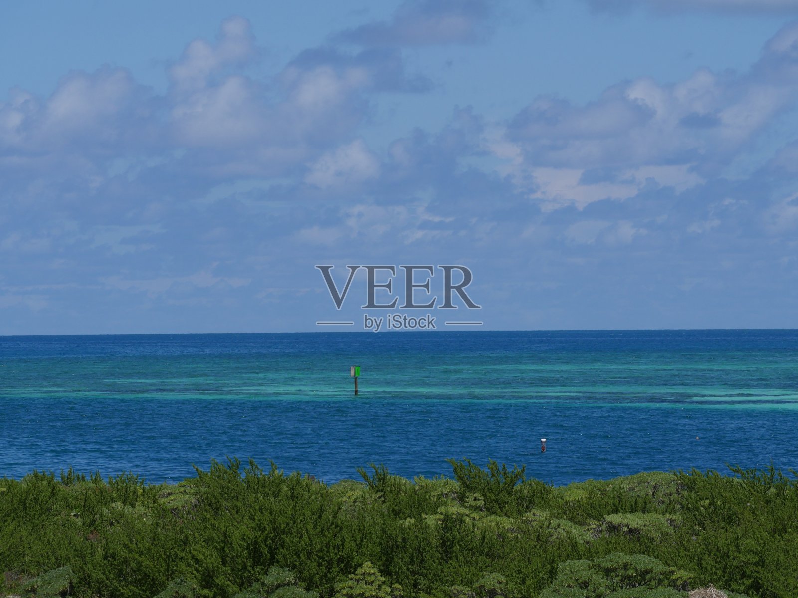 佛罗里达州干托图加斯国家公园美丽的海滩照片摄影图片