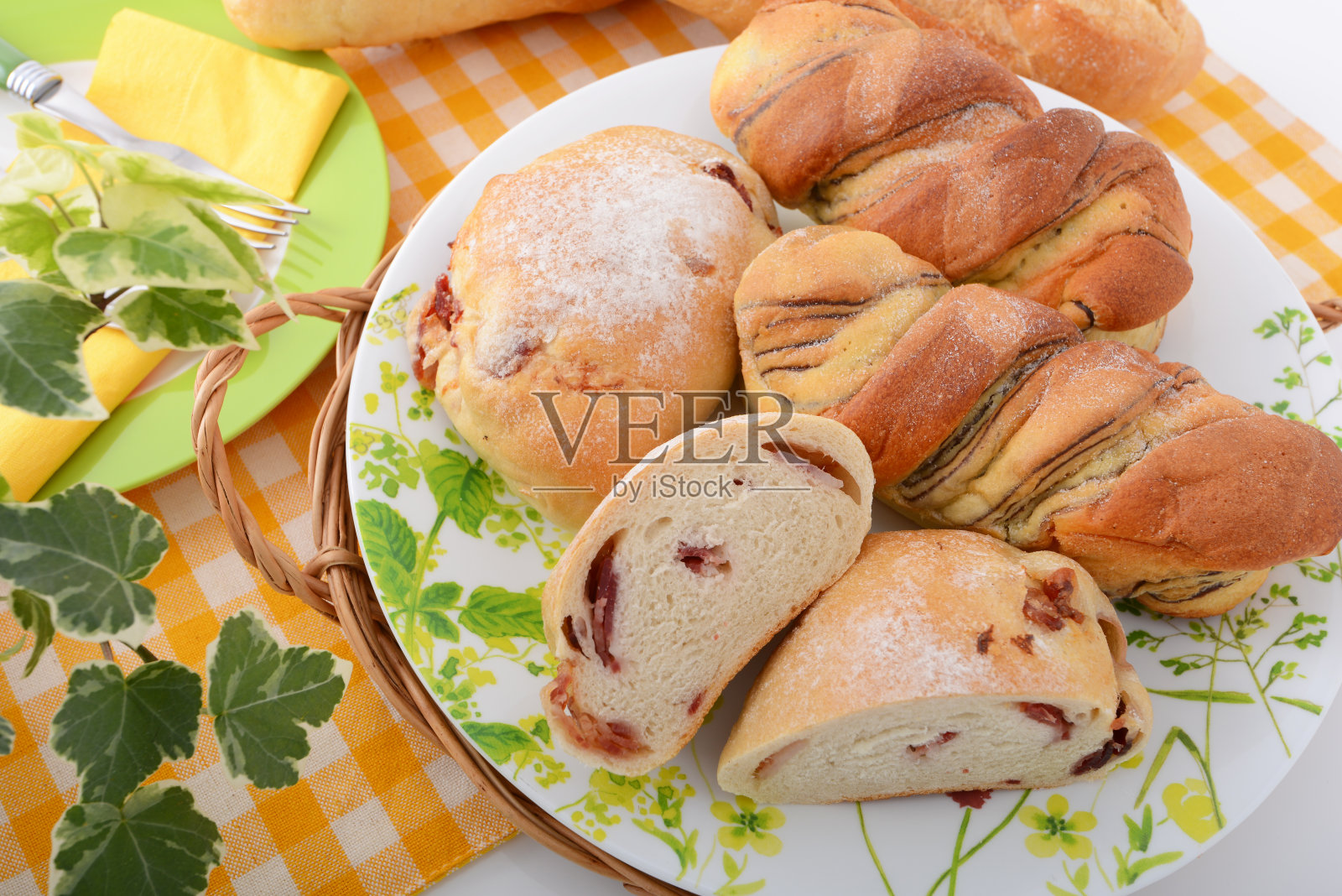 美味的面包照片摄影图片