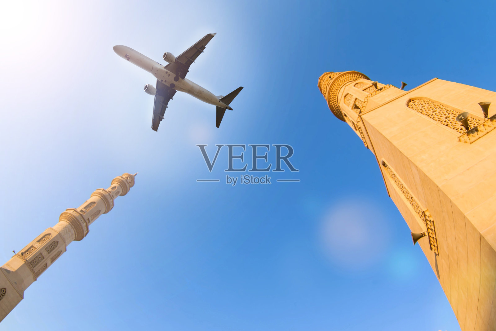 埃及赫尔加达的大清真寺。宗教的概念照片摄影图片