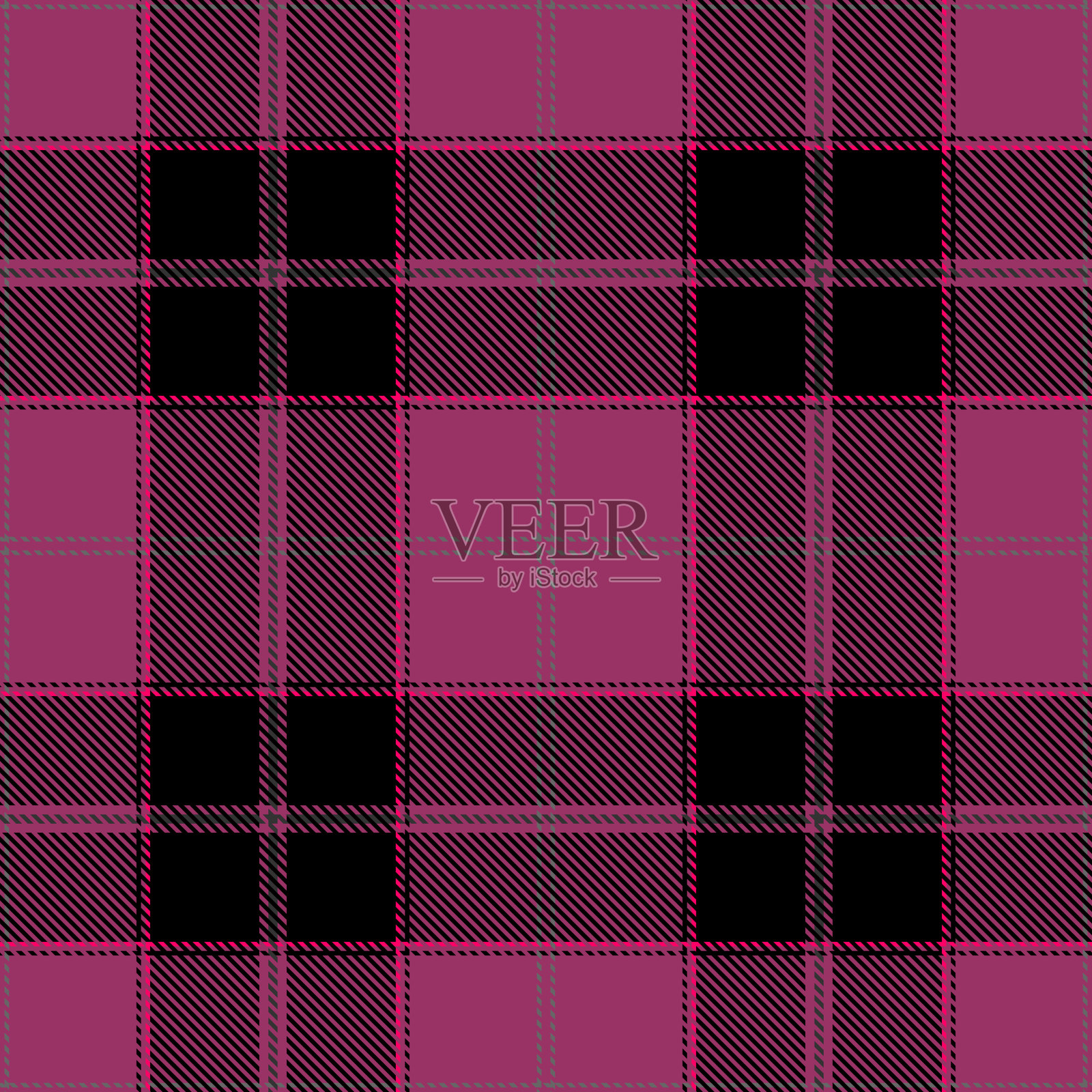 格子花呢苏格兰无缝图案。插画图片素材